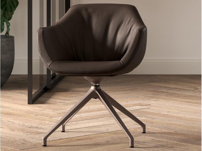 Swivel upholstered chair | Halia by Ozzio Italia