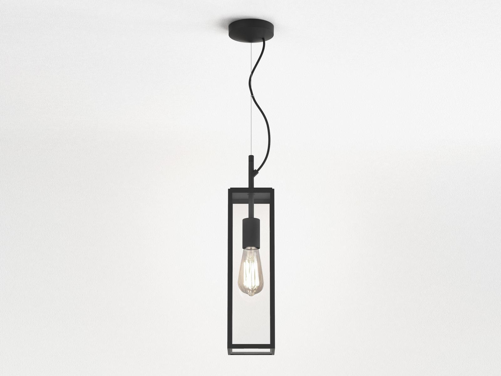 LED glass and steel outdoor pendant lamp | Harvard Pendent by Astro lighting