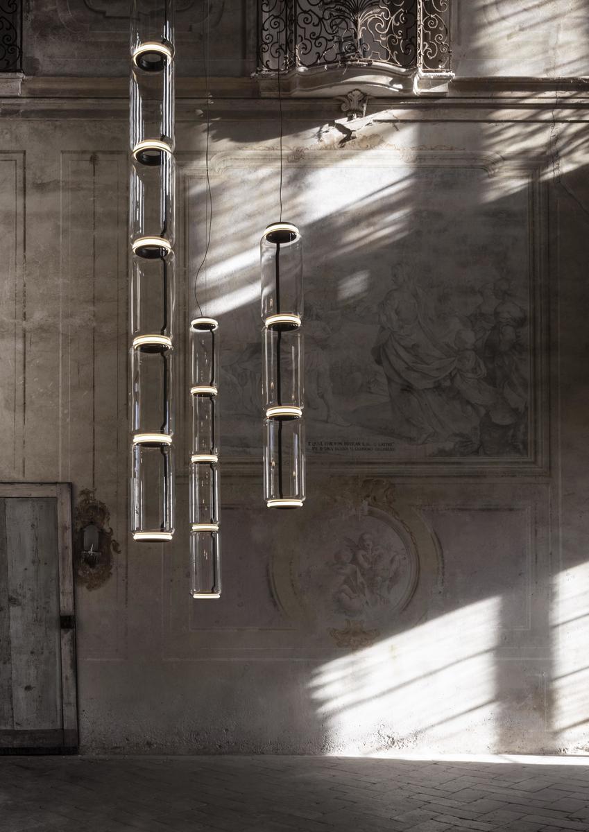 Direct light Blown crystal pendant lamp | Noctambule by Flos