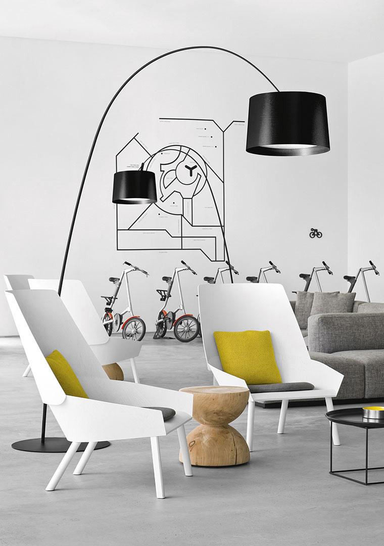 Plastic pendant lamp | Twiggy by Foscarini