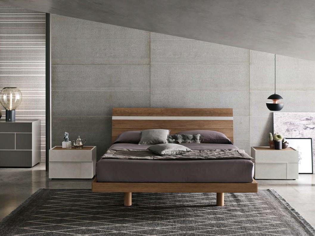 Wooden double bed | Joker by Tomasella