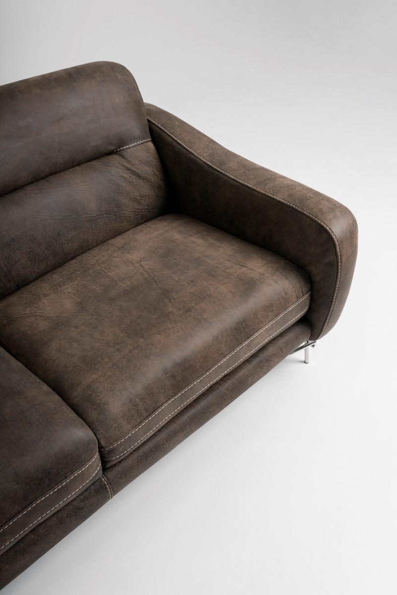 2 seater leather sofa | Fonzie by Mantellassi 1926