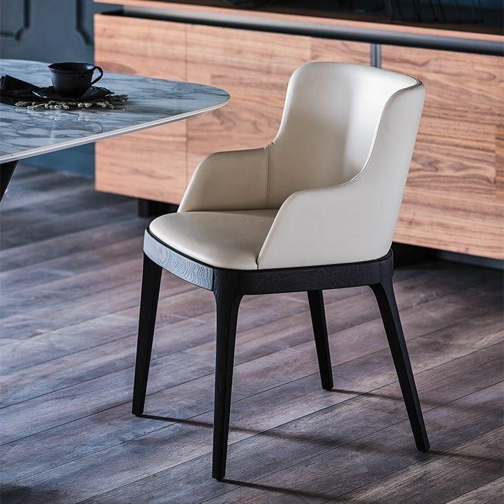 Nabuk chair | Magda by Cattelan Italia