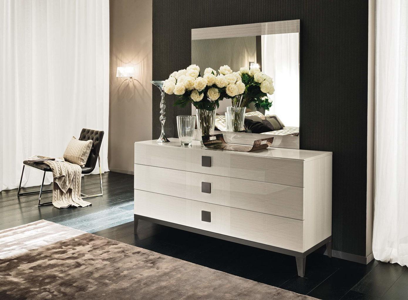 Eco-leather bedroom set | Mont Blanc by ALF Italia