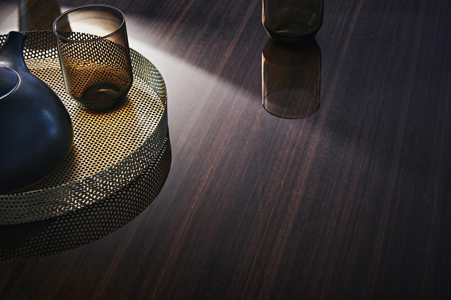 Rectangular wooden dining table | Filigree by Molteni