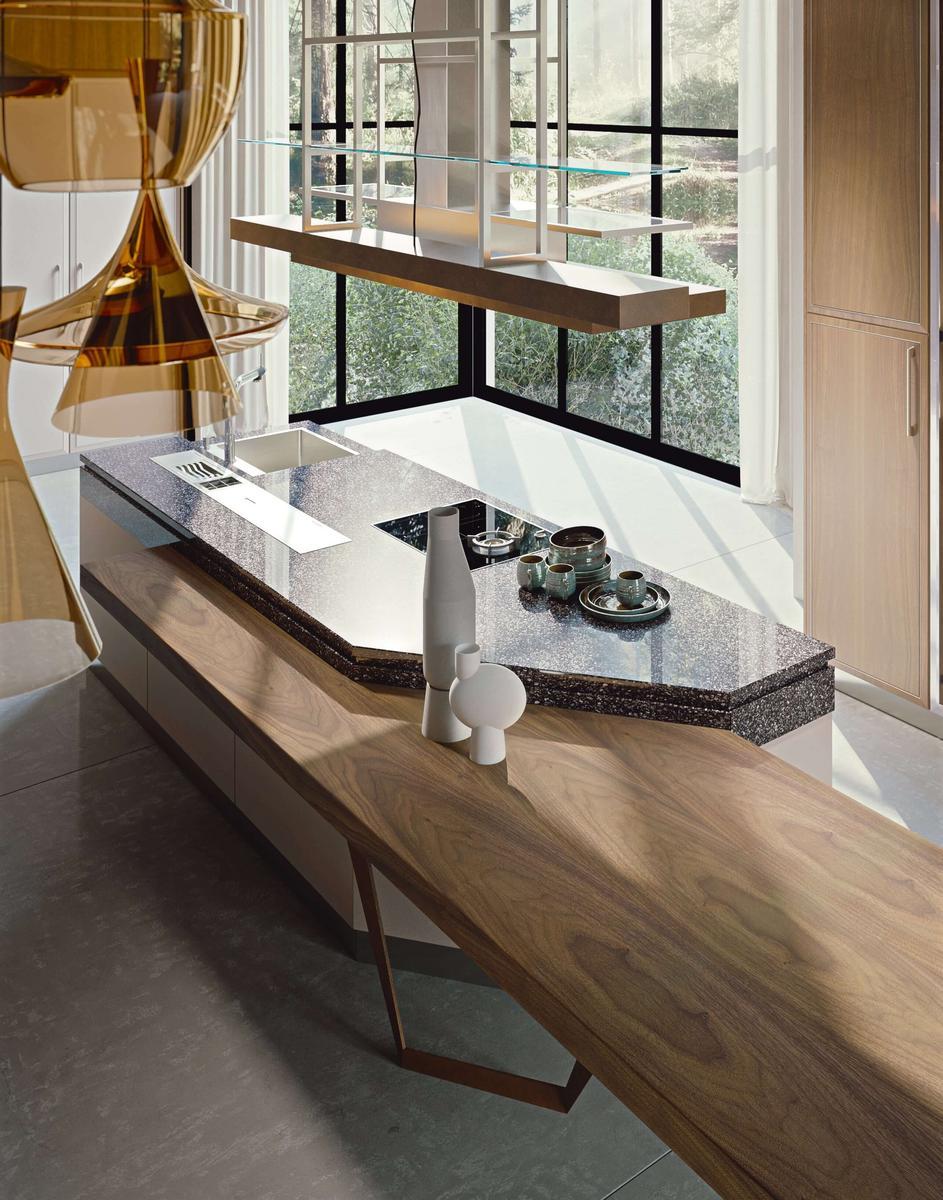 Custom kitchen with island Martini interiors Essenza Supernatural Original