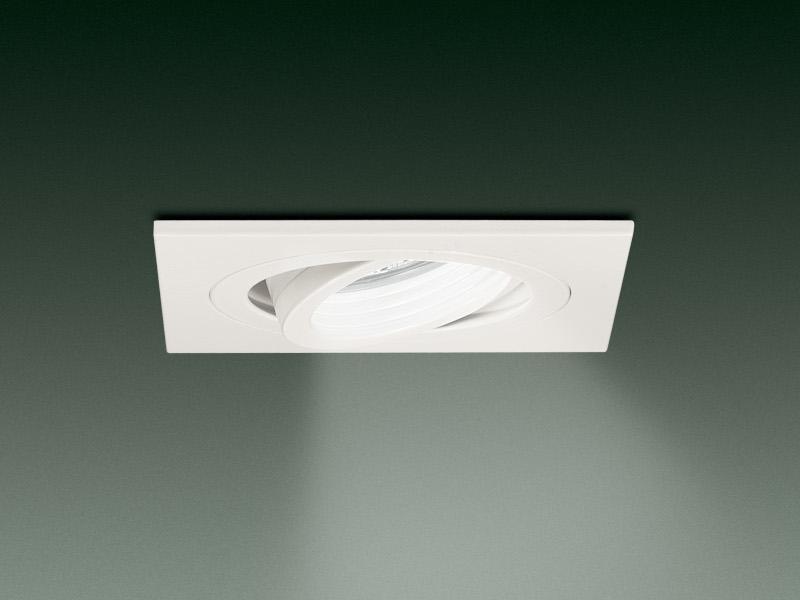 LED adjustable square aluminium spotlight | Sd 902 I by Leucos