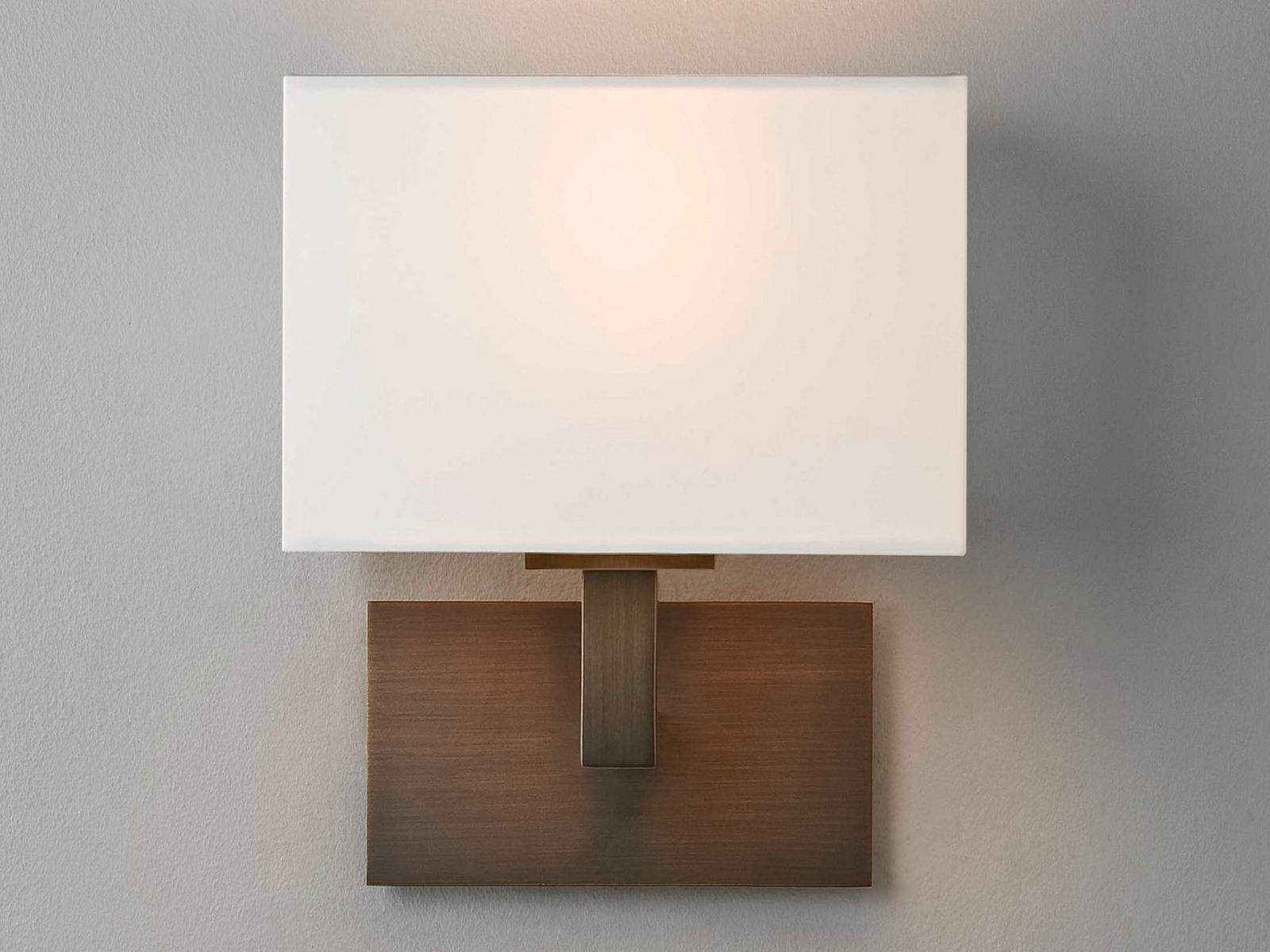 Wall lamp in steel and fabric | Connaught by Astro lighting
