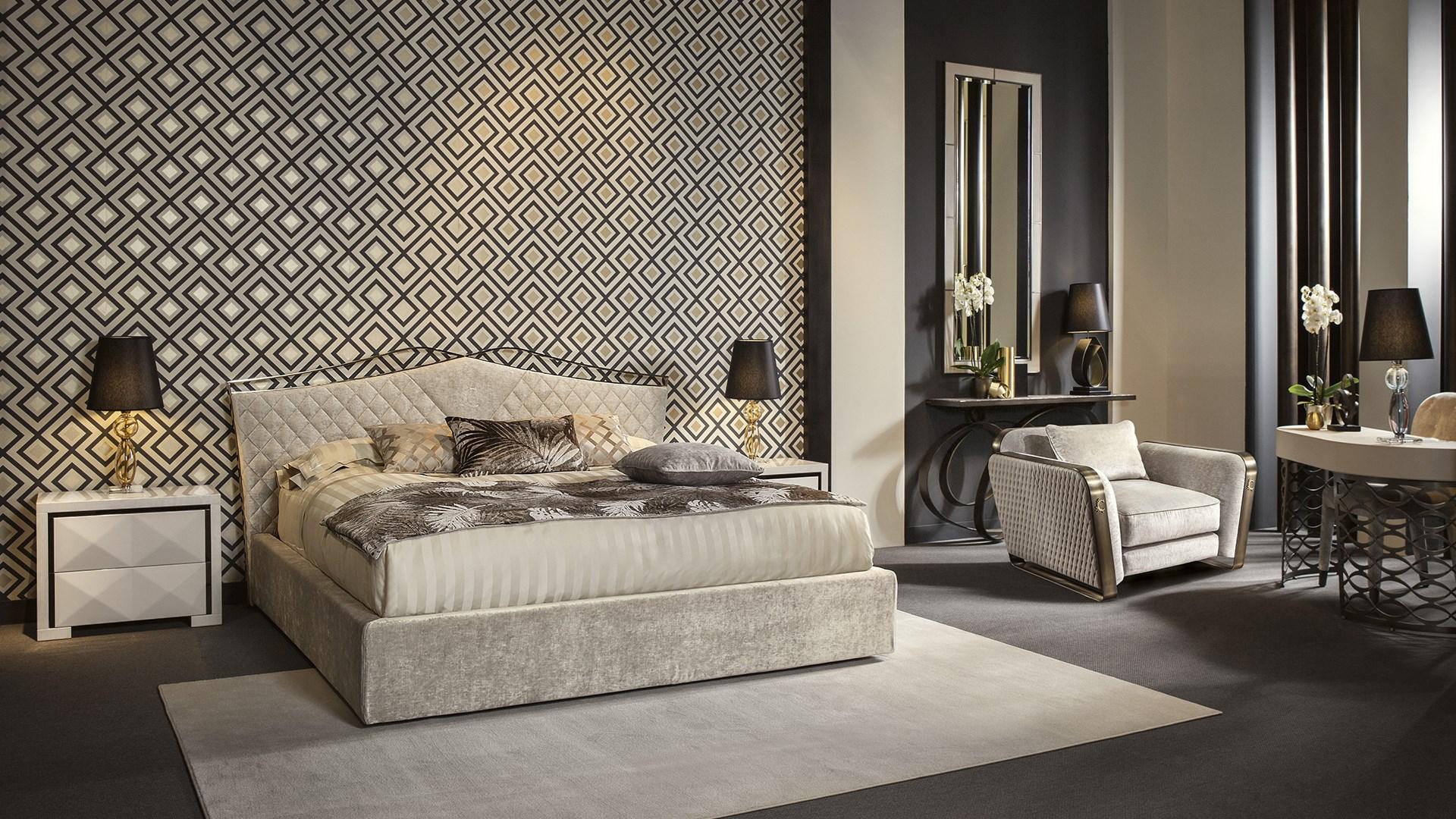 Rectangular leather mirror | Amelia by Cantori