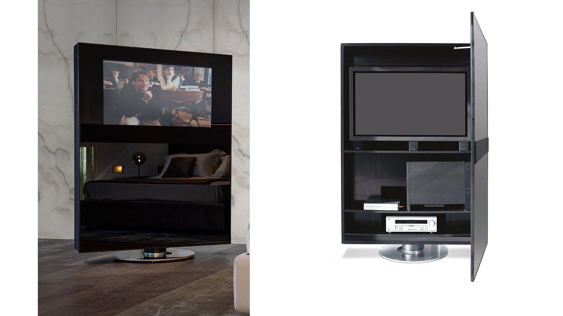 Swivel motorized TV cabinet | Mirage by Reflex