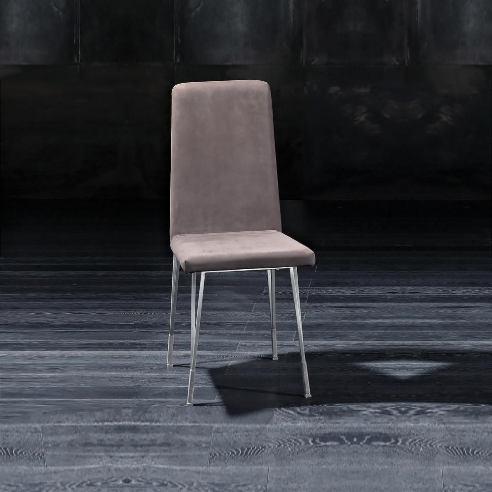 Nabuk chair in a classic style | Yuki by Rugiano