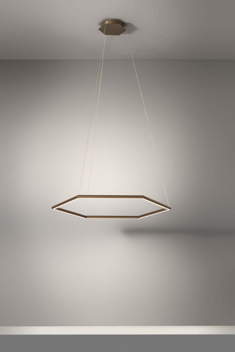 LED pendant lamp | Poly Esagono by Olev