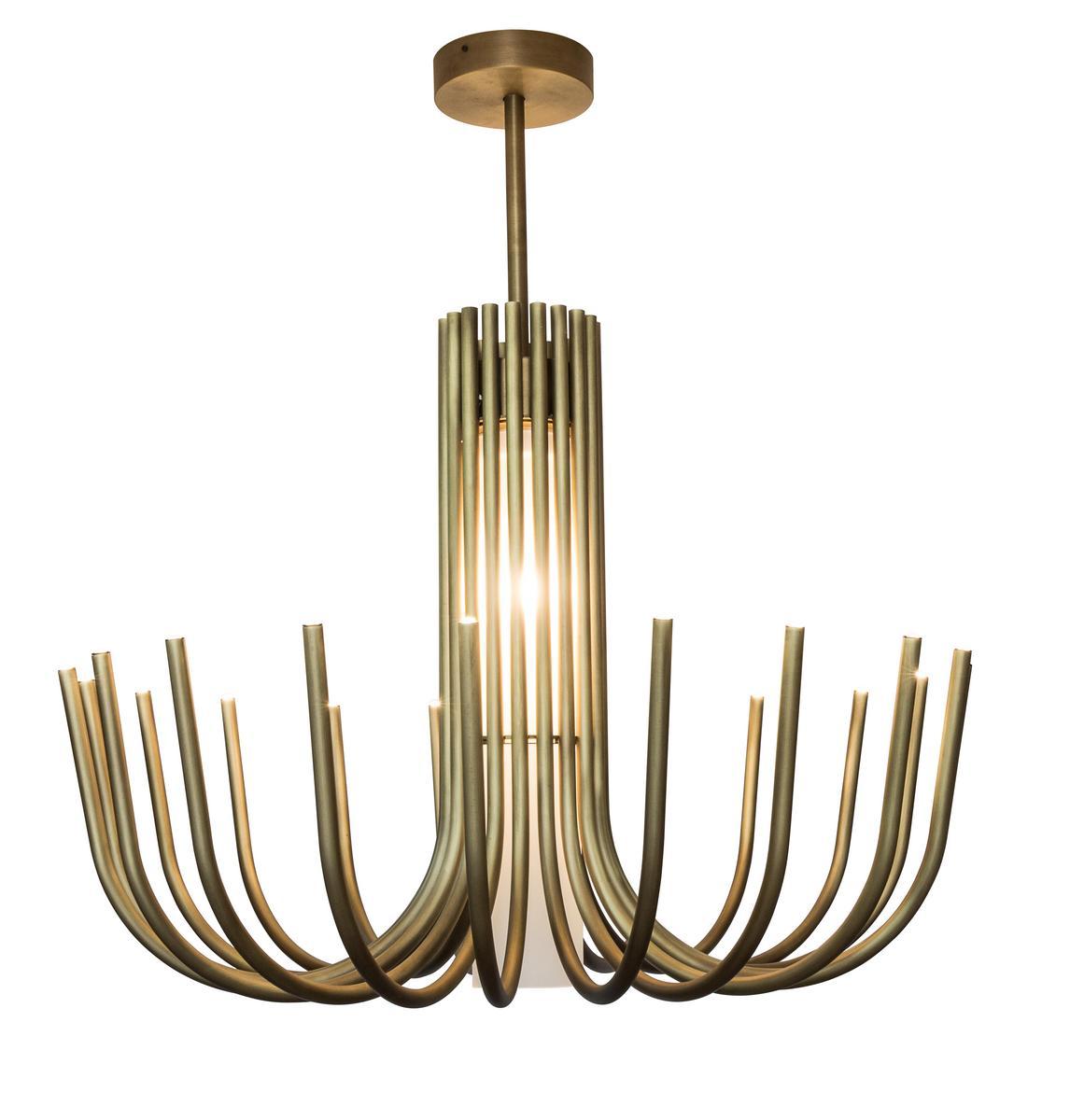 LED metal chandelier | Stardust Large by Contardi