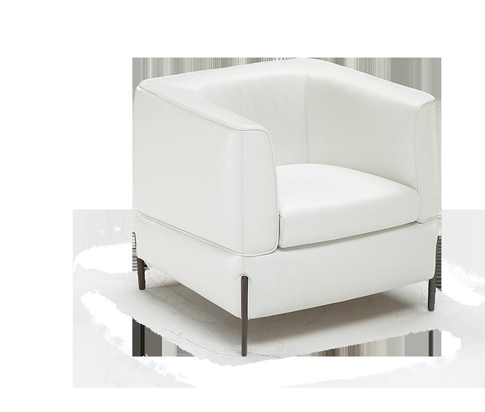 Leather armchair with armrests | Anteprima by Natuzzi Italia