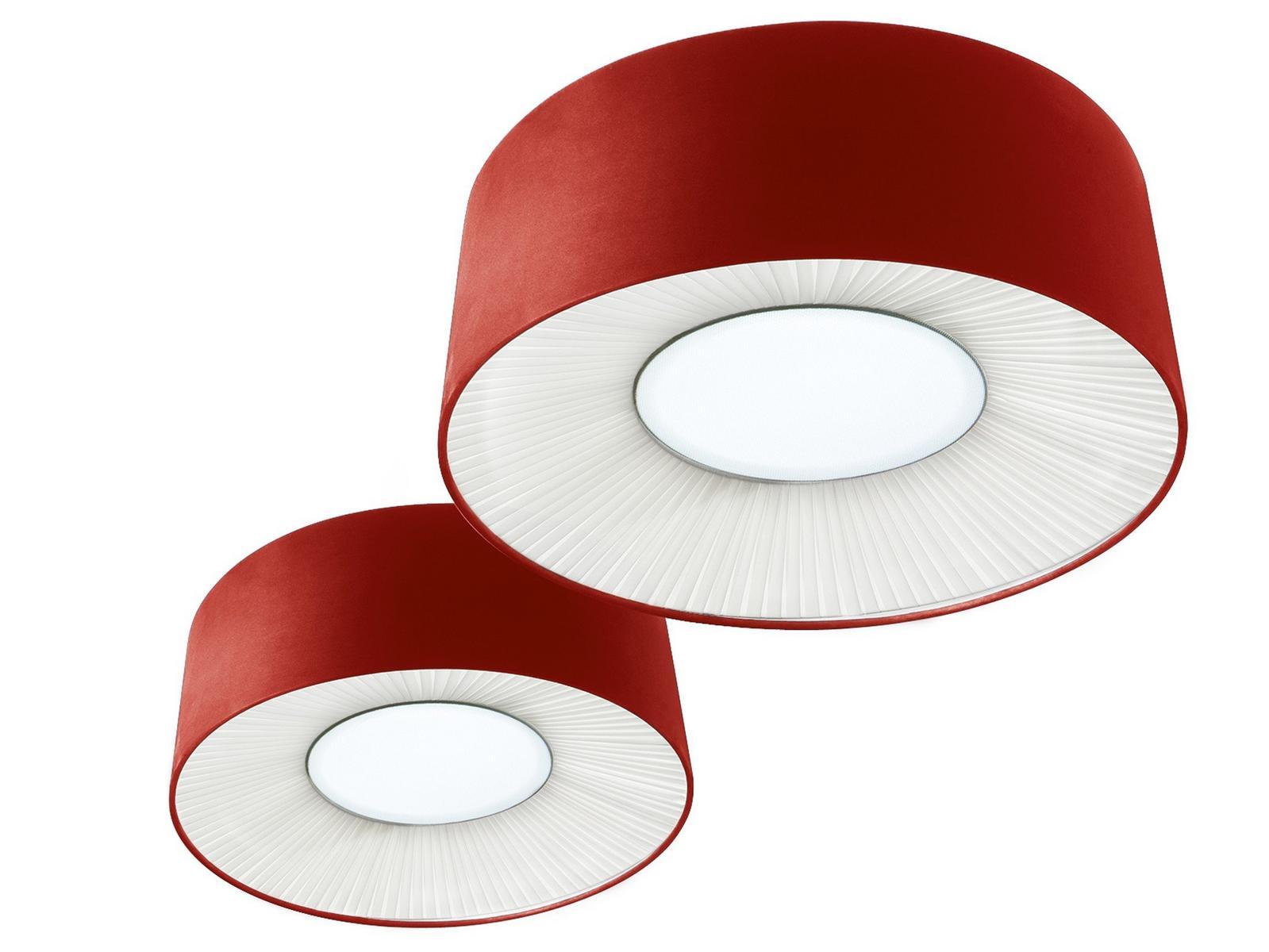Suede fabric ceiling lamp | Velvet by Axolight