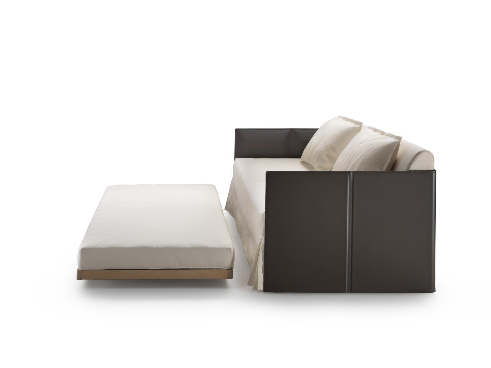 Fabric sofa bed with removable cover | Eden by Flexform