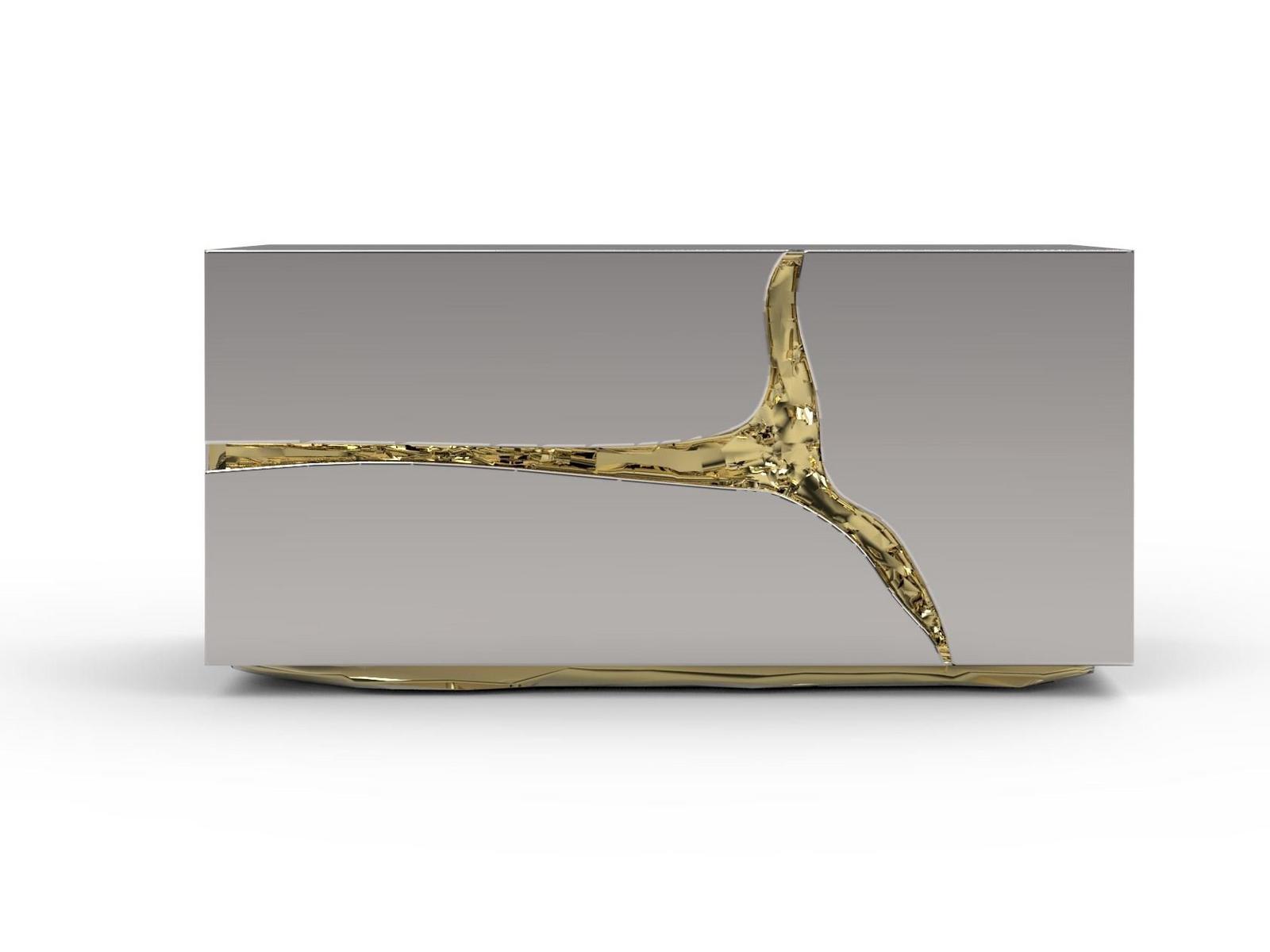 Rectangular wooden bedside table with drawers | Lapiaz by Boca Do Lobo