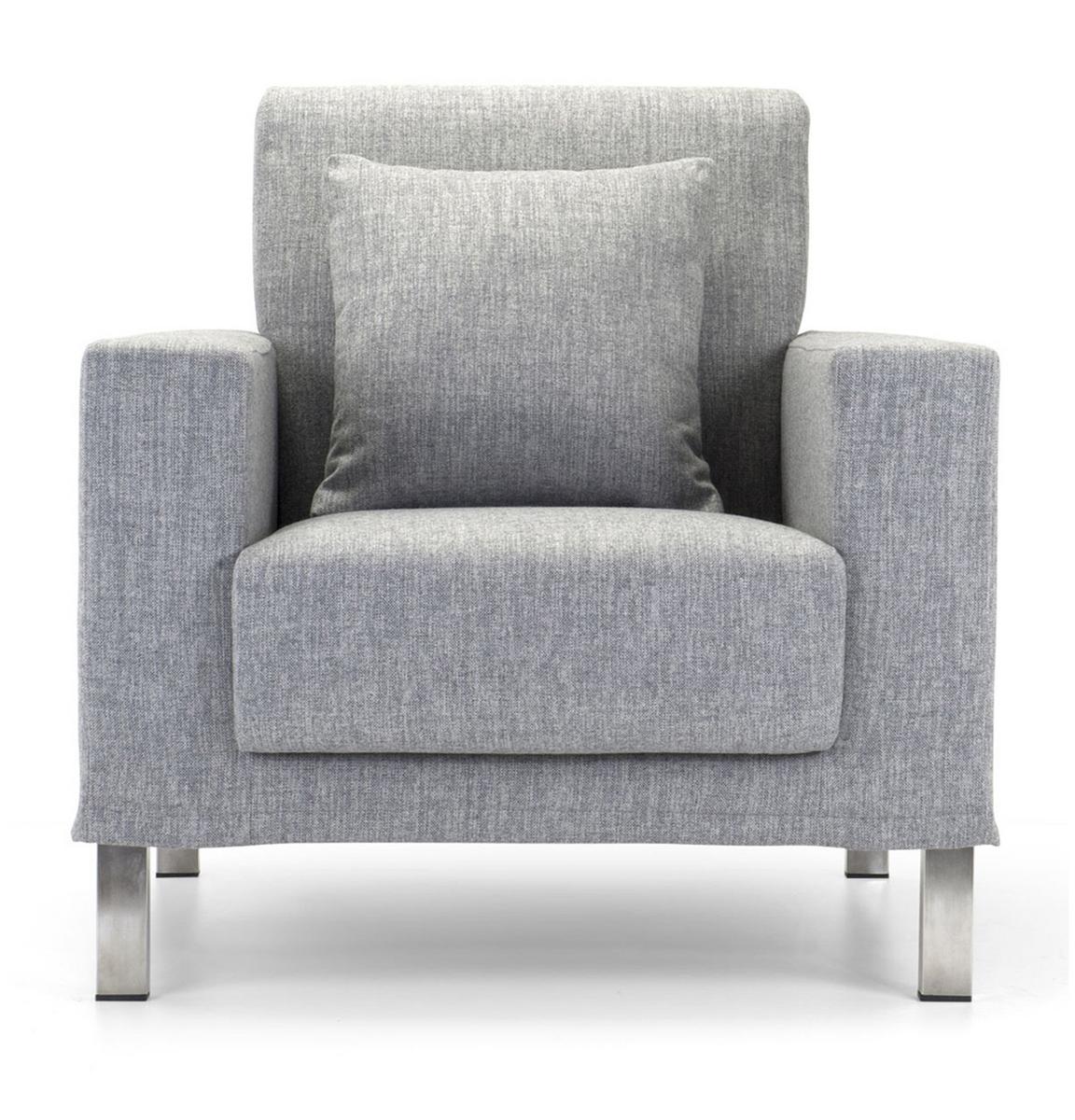 Fabric armchair with armrests | Cucciolo by Domingo salotti