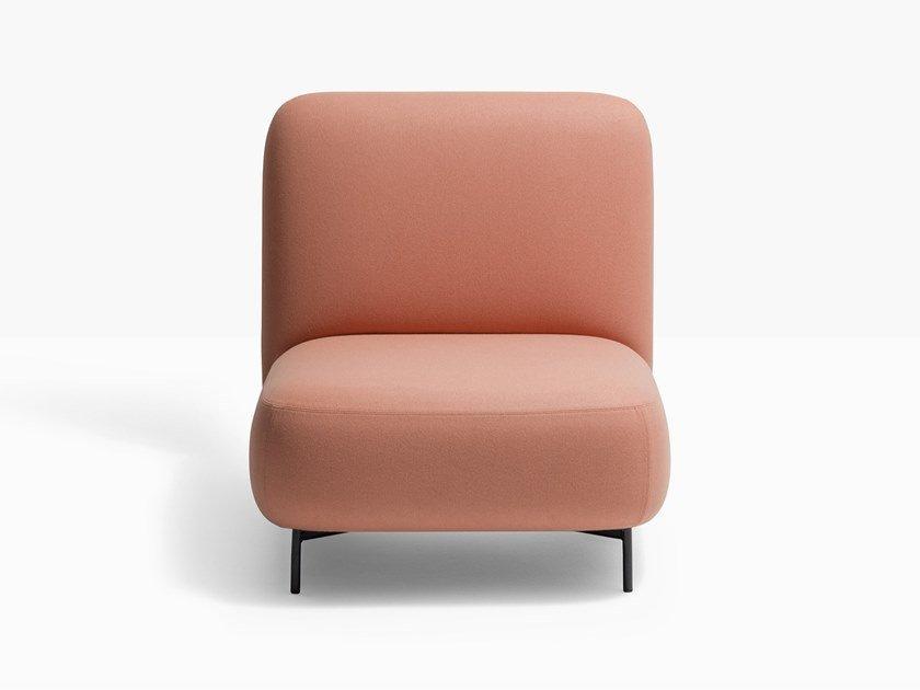 Fabric easy chair | Buddy 213s by Pedrali