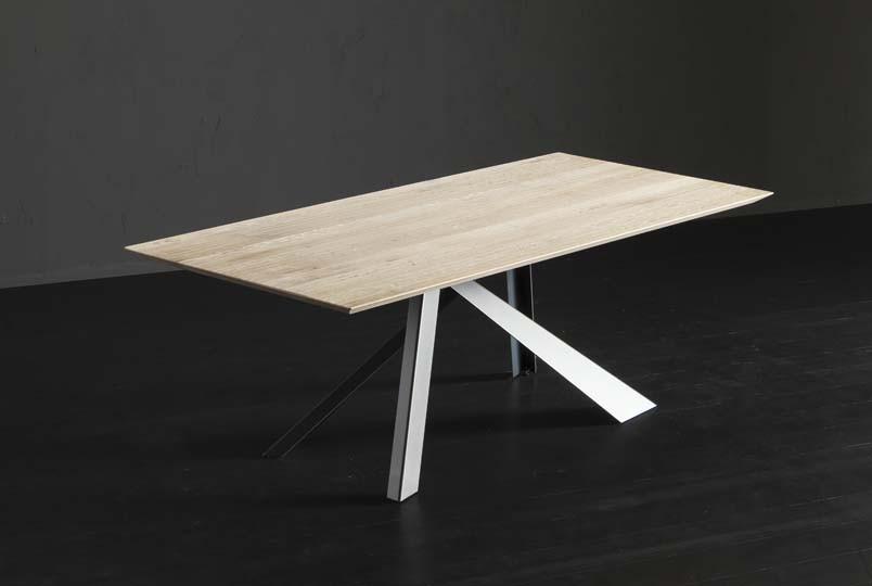 Rectangular wooden dining table | Toledo + Metal by Altacorte