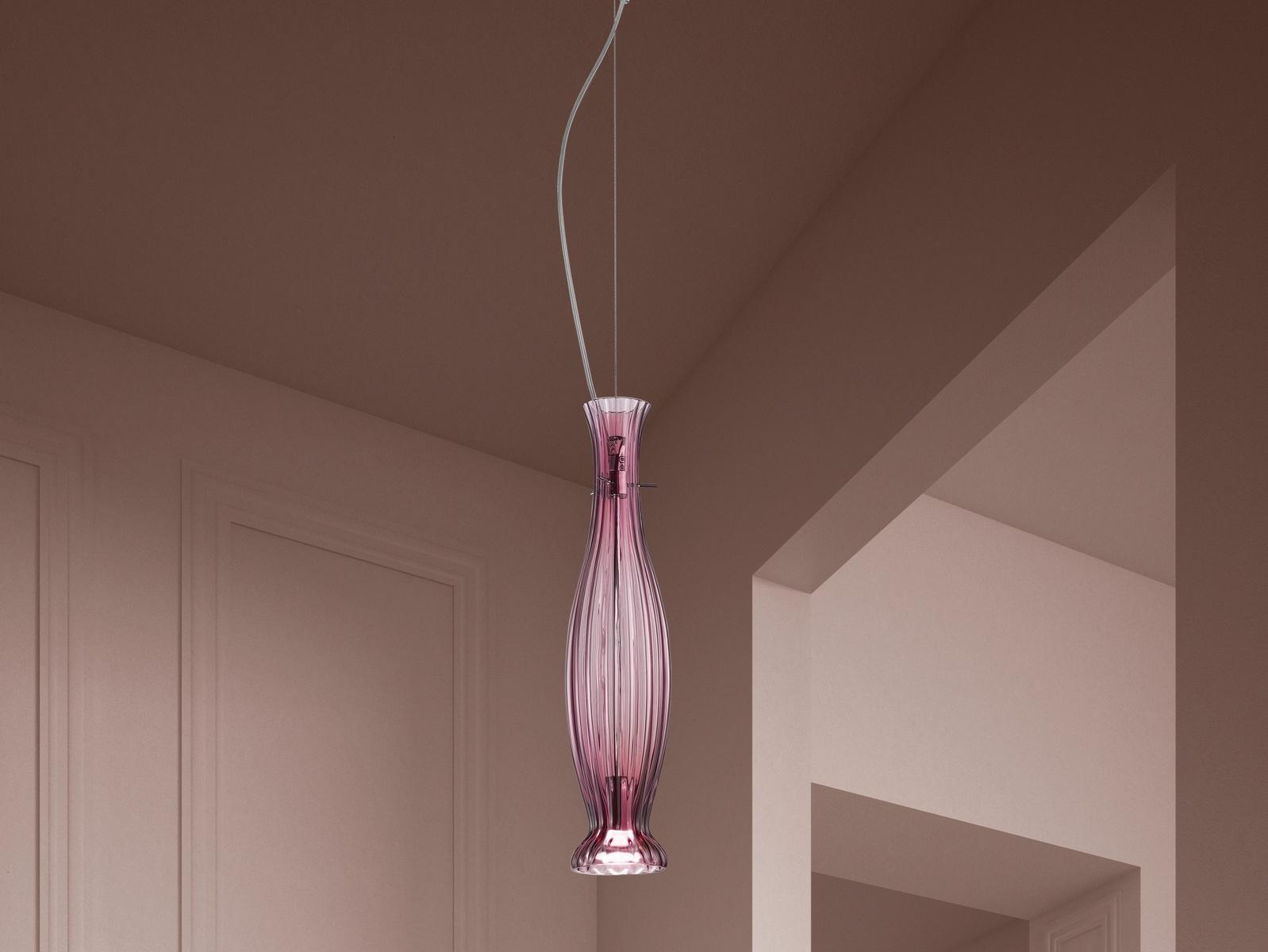 Glass pendant lamp | Diva by Sylcom