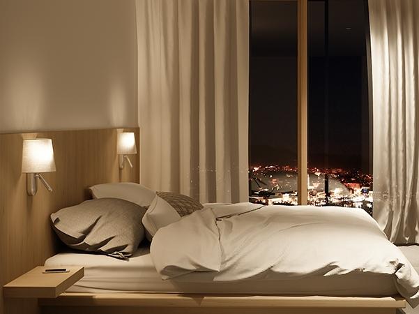 LED adjustable aluminium reading lamp | Screen by Leds C4