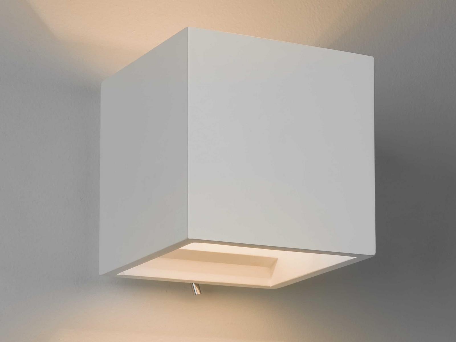 Plaster wall light with dimmer | Pienza by Astro lighting