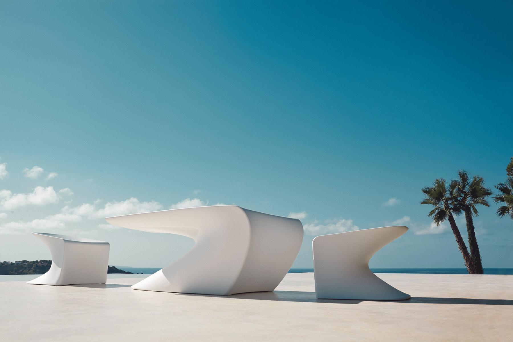 Garden armchair with armrests | Wing by Vondom