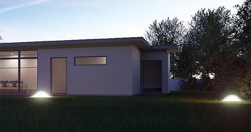 LED aluminium floor lamp | Lampyris by Panzeri