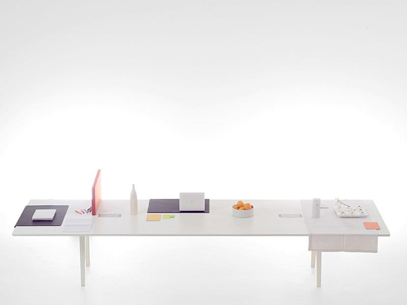 Modular rectangular meeting table | Joyn Conferencing by Vitra