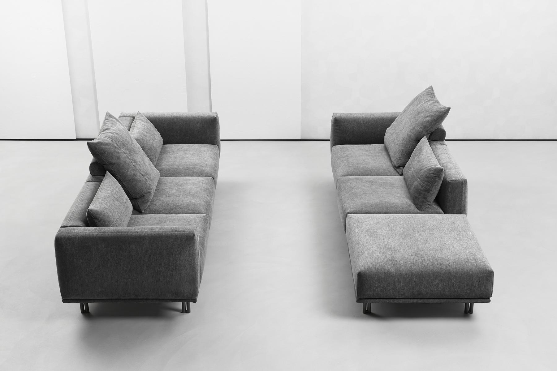 Sectional modular sofa | Binario by Flou
