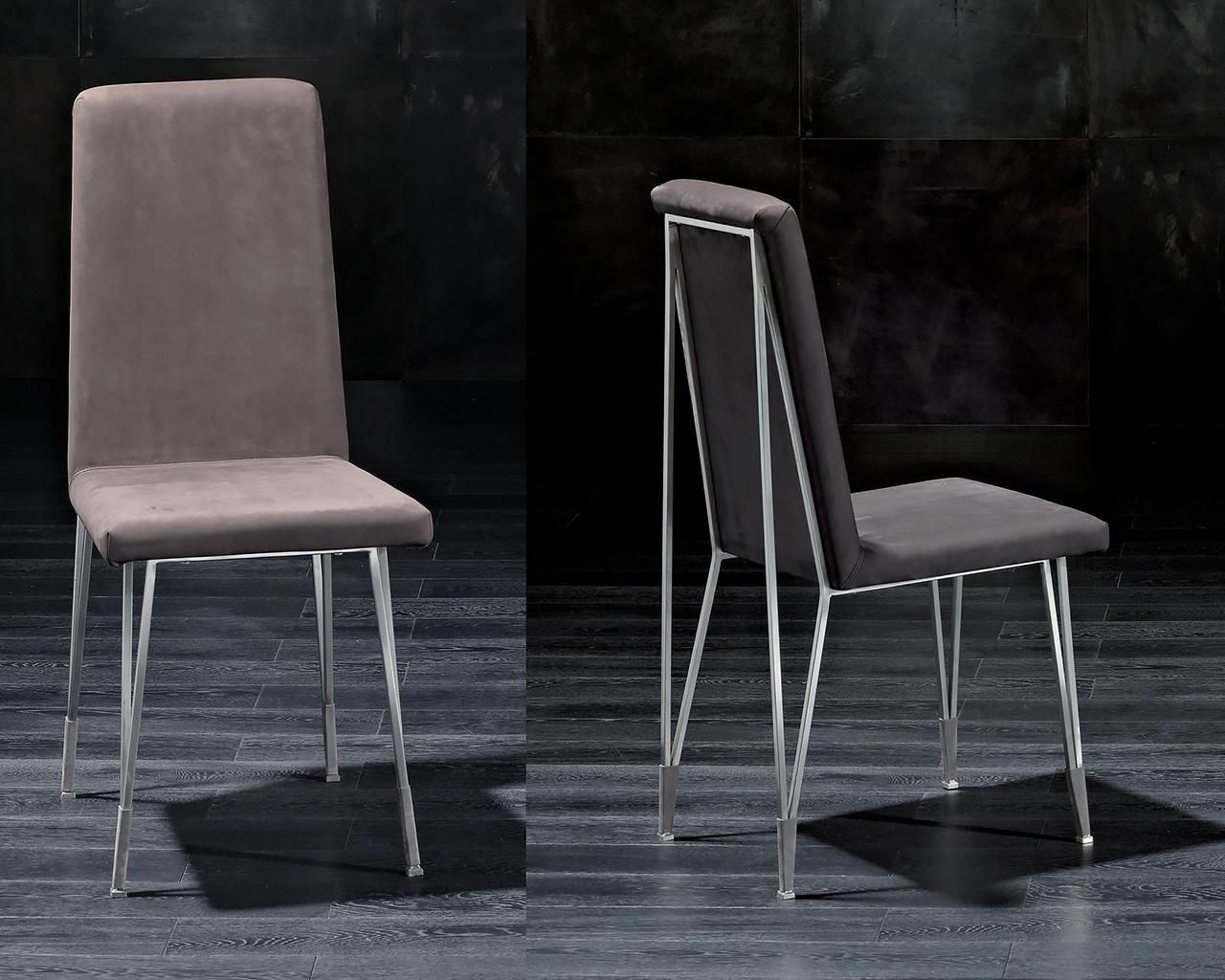 Nabuk chair in a classic style | Yuki by Rugiano