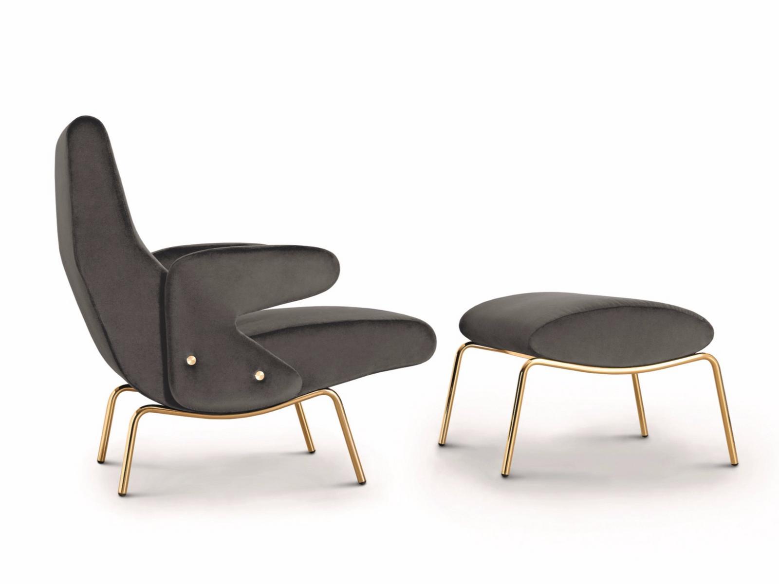 Fabric armchair | Delfino by Arflex
