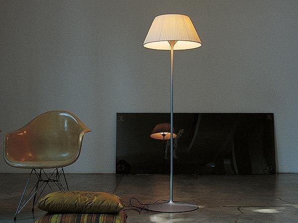 Fabric floor lamp | Romeo Soft F by Flos