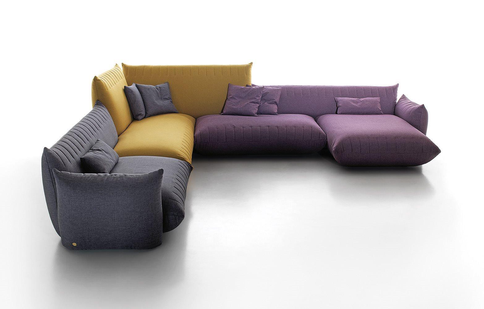 Corner fabric sofa | Bellavita by Alberta Salotti