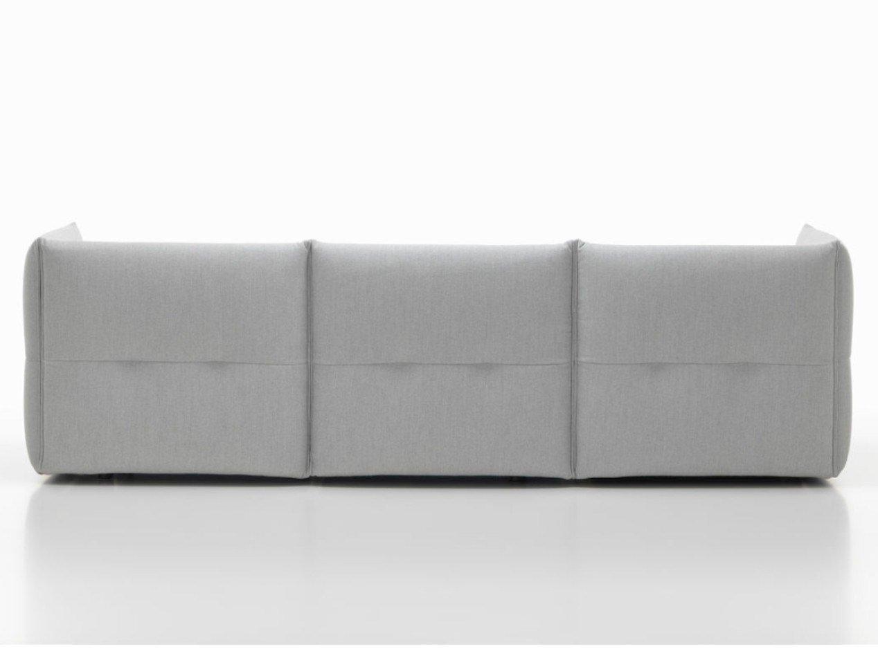 3 seater fabric sofa with removable cover with chaise longue | Mariposa Corner by Vitra