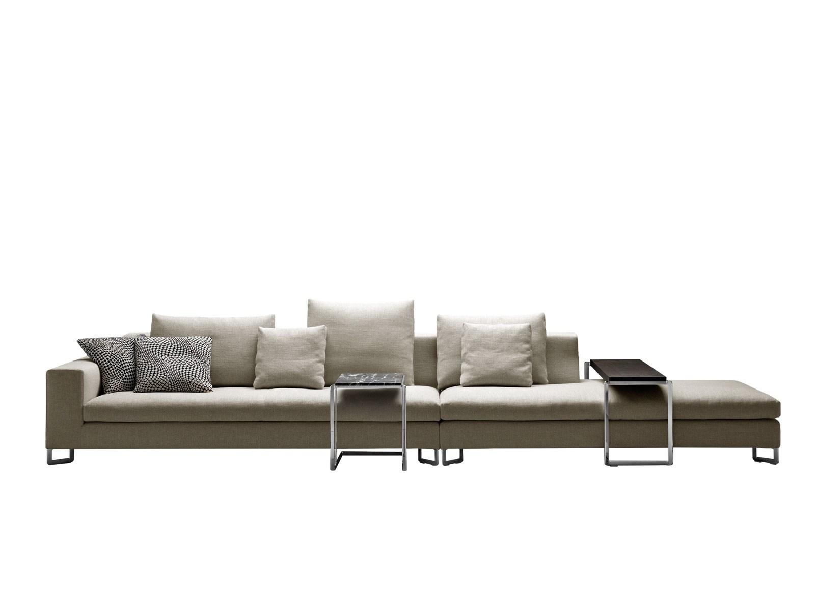 Sectional fabric sofa | Large by Molteni