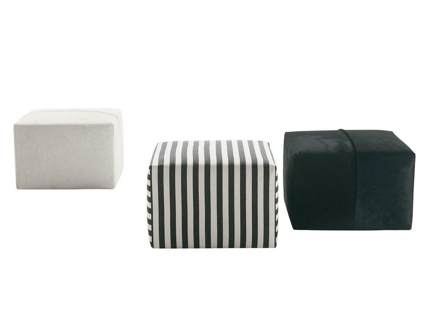 Upholstered fabric pouf | P60 by B&B Italia