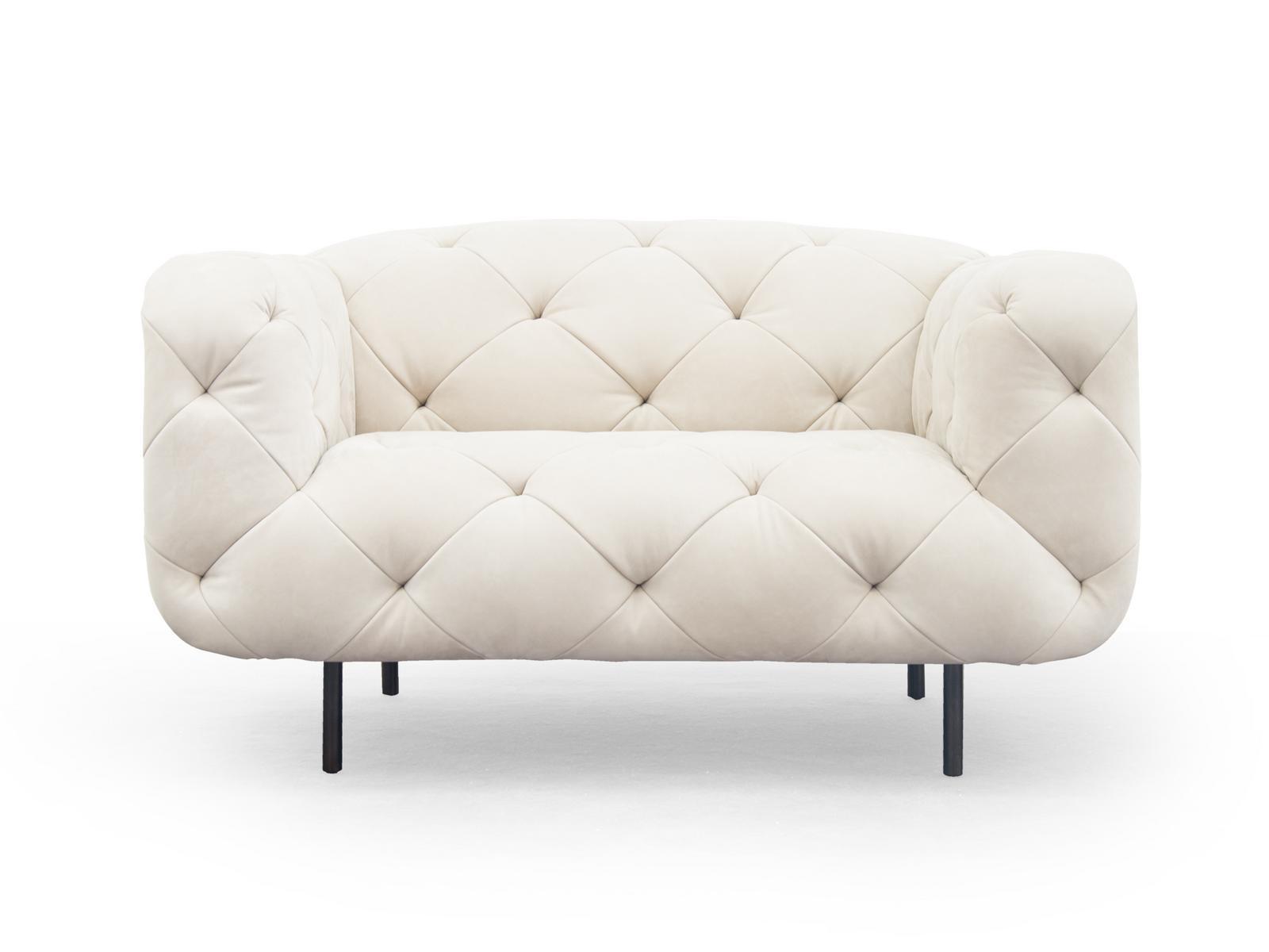 Tufted nabuk armchair | Overseas/b by Formitalia