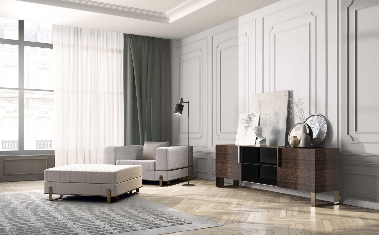 Wooden sideboard with doors | Hug L by Capital Collection