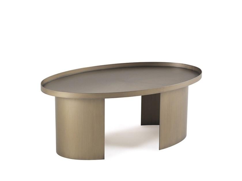 Oval metal coffee table | Moss by Gianfranco Ferre Home
