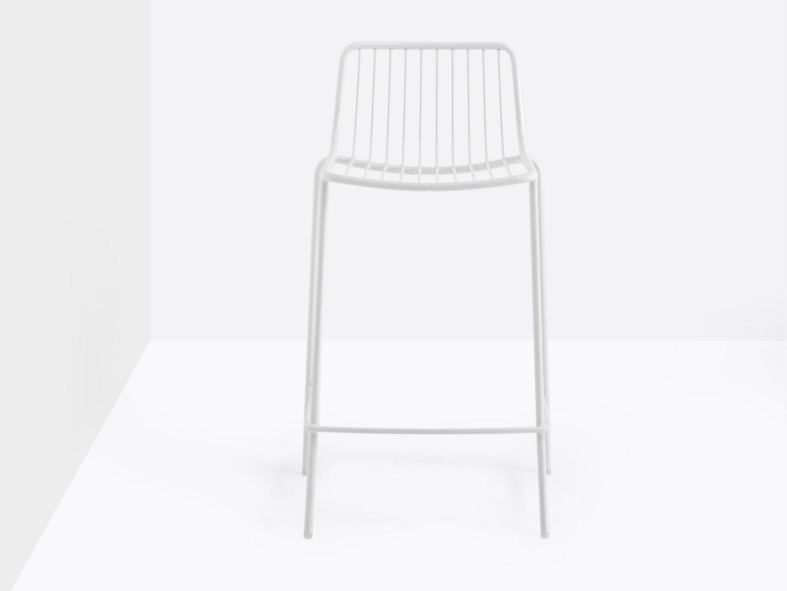 High garden stool with footrest | Nolita 3657 by Pedrali