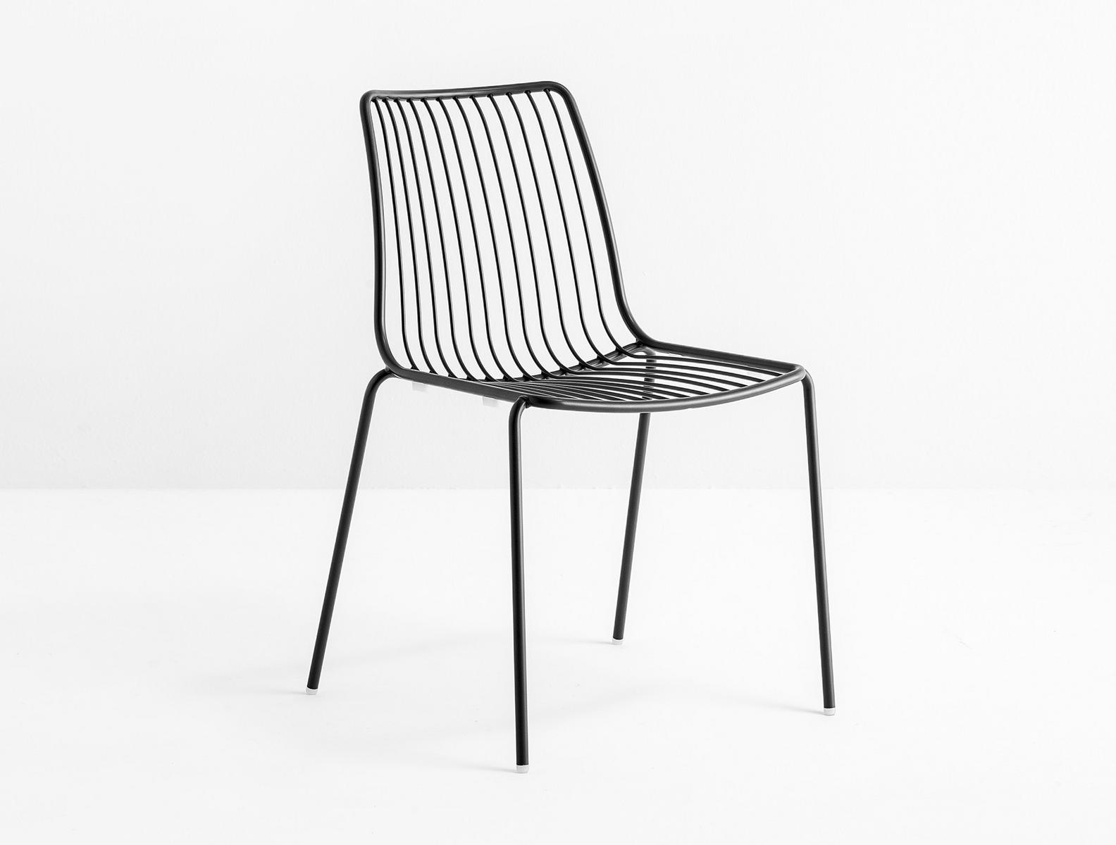 Stackable metal garden chair | Nolita 3651 by Pedrali