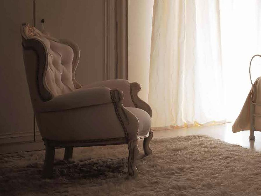 Upholstered armchair with armrests | Gemma by Corte Zari