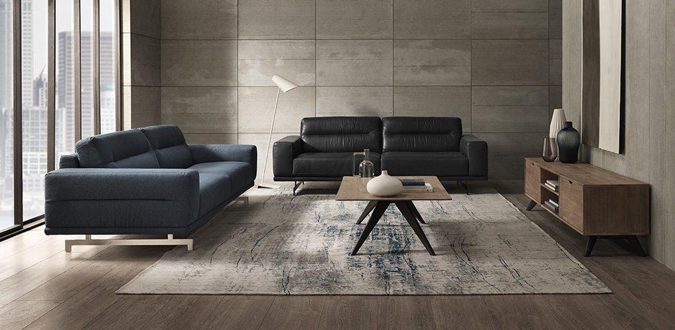 Sectional leather sofa | Audacia by Natuzzi Editions
