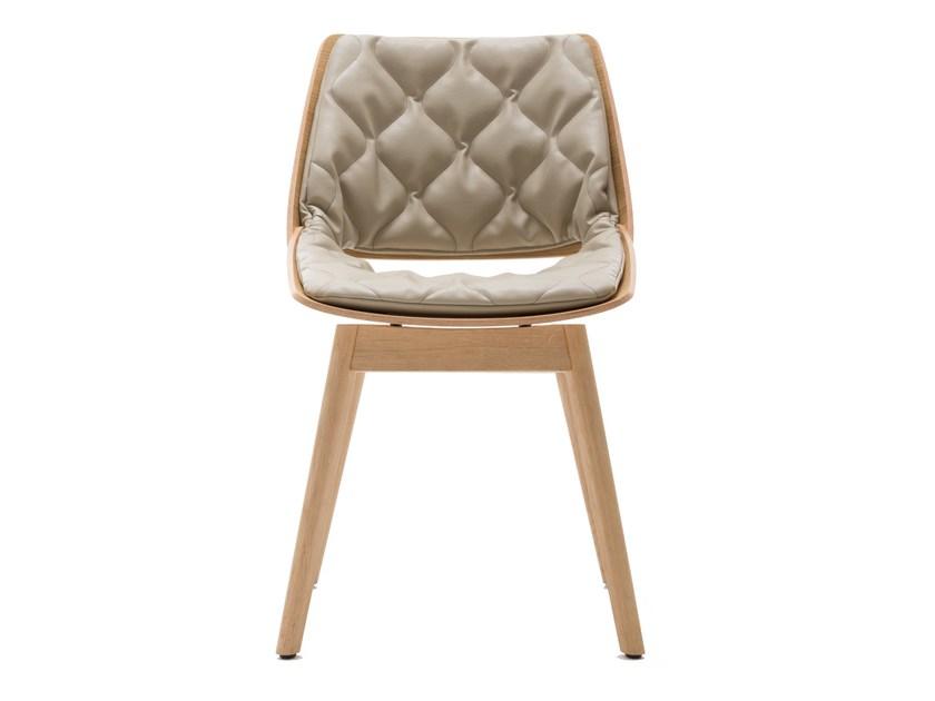 Chair with integrated cushion | 650 by Rolf Benz