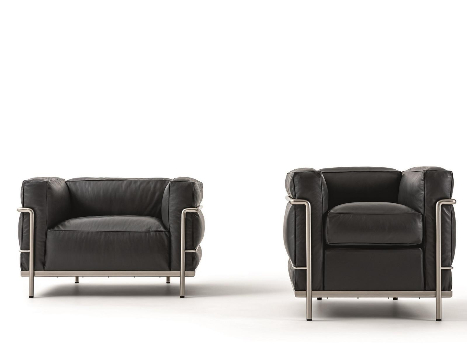 Armchair with armrests | 002 Lc2 Fauteuil Grand Confort Durable by Cassina