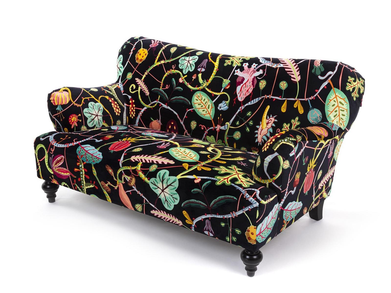 2 seater fabric sofa | Botanical Diva by Seletti