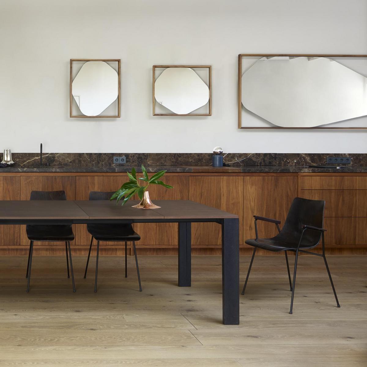 Framed wooden hall mirror | Belize by Ligne Roset