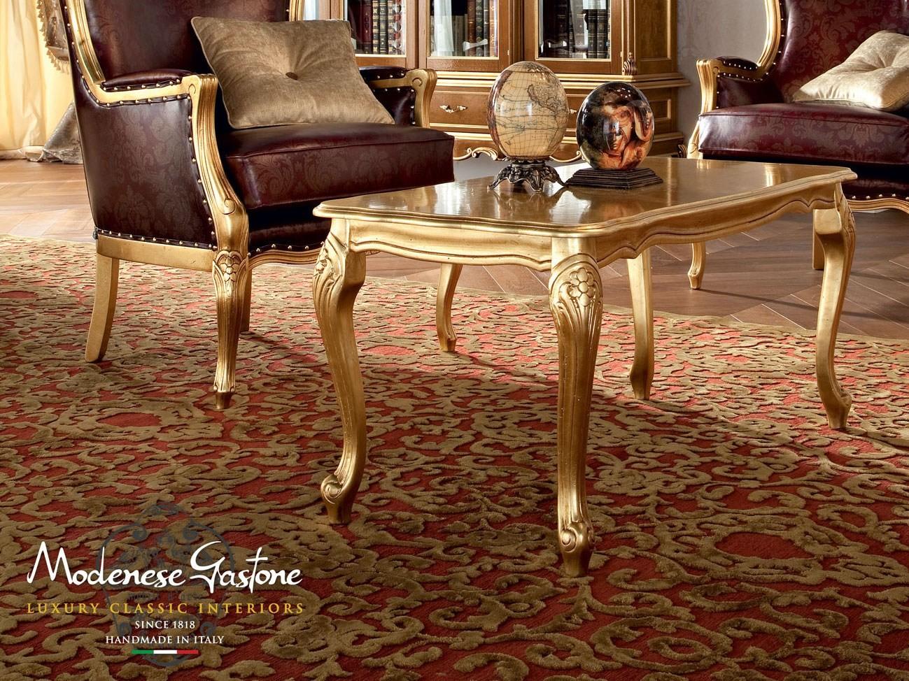 Rectangular wooden coffee table | 12629 by Modenese Gastone